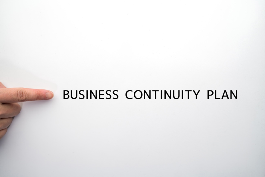 BUSINESS CONTINUITY PLANと書いた画像